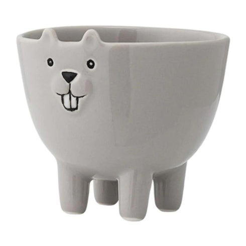 BLOOMINGVILLE MINI - Tjalfe Grey Beaver Stoneware Jar